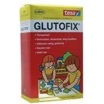 tesa Glutofix cola infantil en polvo, blanco, 500 g, a base de celulosa, soluble en agua, sin disolventes, 1 ud. 08658-00001-01