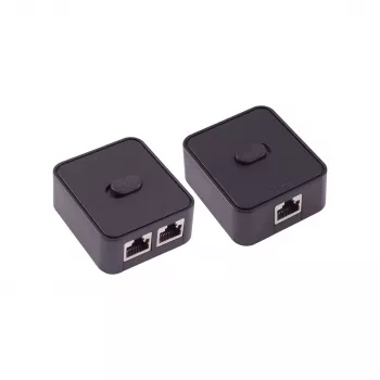 SHIVERPEAKS switch de red manual, 3 puertos, negro BS08-01100