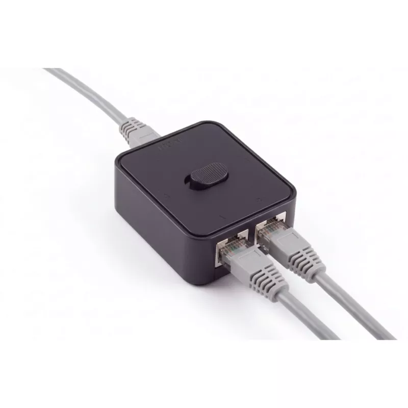 SHIVERPEAKS switch de red manual, 3 puertos, negro BS08-01100