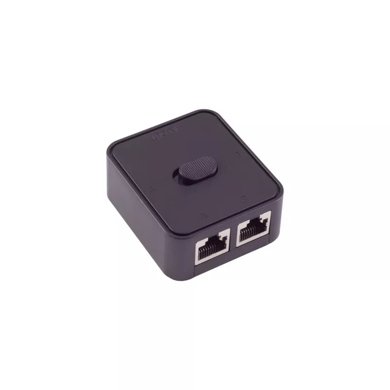 SHIVERPEAKS switch de red manual, 3 puertos, negro BS08-01100