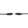 SHIVERPEAKS cable de audio óptico Toslink a Toslink de 3,0 m, conectores dorados, negro BS69004-3.0