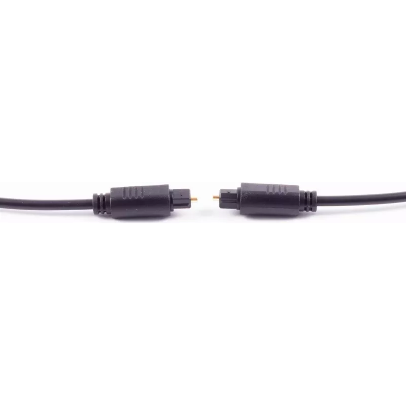 SHIVERPEAKS cable de audio óptico Toslink a Toslink de 3,0 m, conectores dorados, negro BS69004-3.0