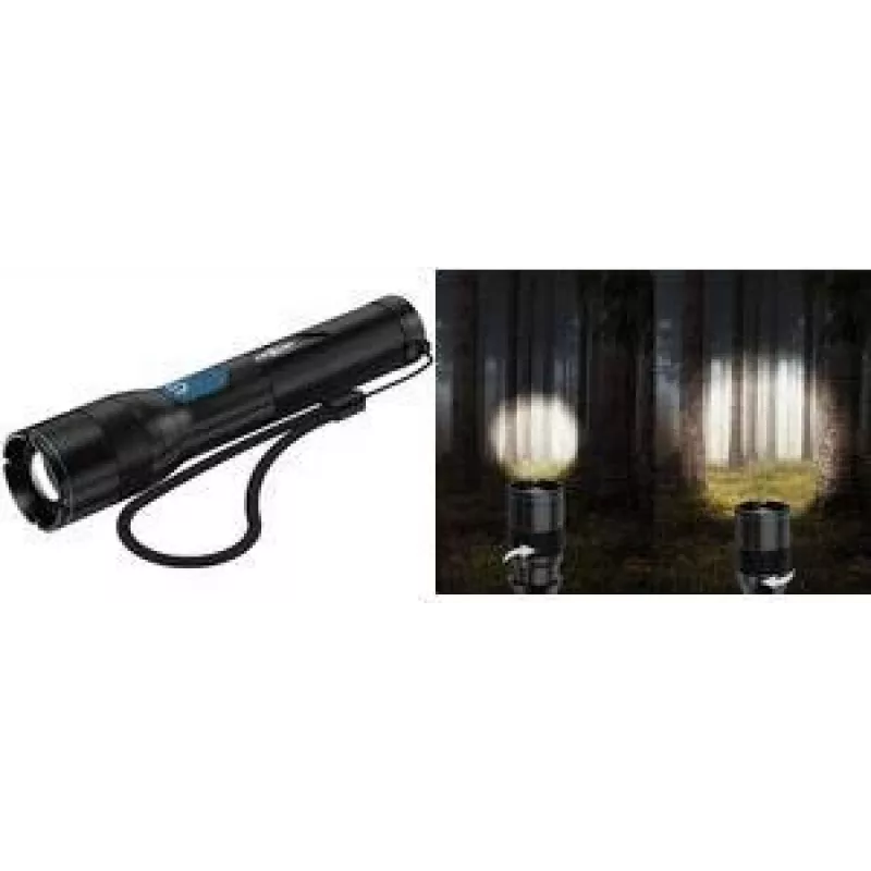 ANSMANN Adventure TA1800RF linterna LED recargable, 1800 lúmenes, USB-C, negra 1600-0763