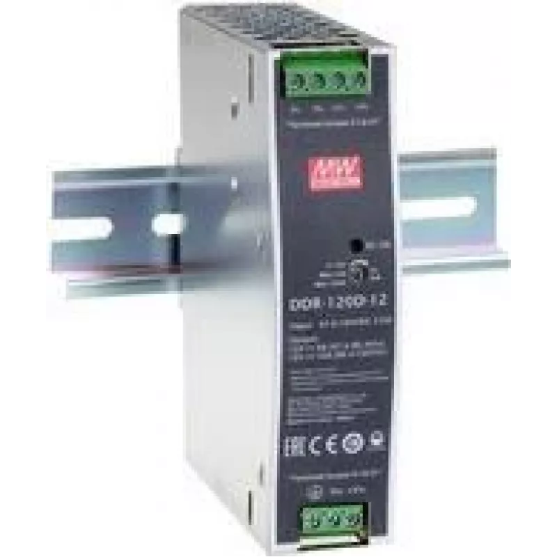 MEAN WELL DDR-120B-24 fuente de alimentación para carril DIN 120W 24V 5A