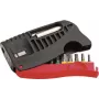 Cimco 114594 set de 10 puntas de destornillador con puntas Phillips, Pozidriv, planas y Torx