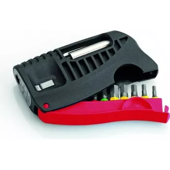 Cimco 114594 set de 10 puntas de destornillador con puntas Phillips, Pozidriv, planas y Torx