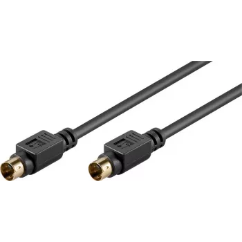 Wentronic AVK 157-500 cable S-Video 5,0 m negro conector macho a conector macho 50059