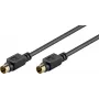 Wentronic AVK 157-500 cable S-Video 5,0 m negro conector macho a conector macho 50059