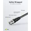 Wentronic Goobay cable de conexión BNC, negro, 3 m - conector macho BNC a conector macho BNC, coaxial 75 ohmios 50089