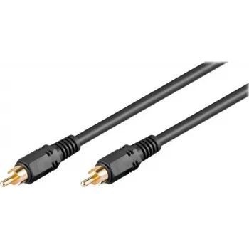 Wentronic AVK 238-1500 cable RCA 15 m negro conector macho a conector macho 50338