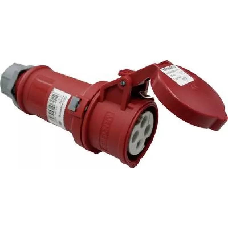 AS SCHWABE 60576 conector hembra CEE 32 A 4 polos 400 V IP44