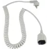 AS SCHWABE cable espiral schuko, blanco (70426)