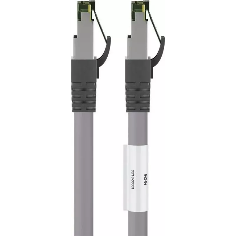 Wentronic Goobay cable de red CAT 8.1, S/FTP (PiMF), gris, 20 m - LSZH libre de halógenos, cobre AWG 24 (55143)