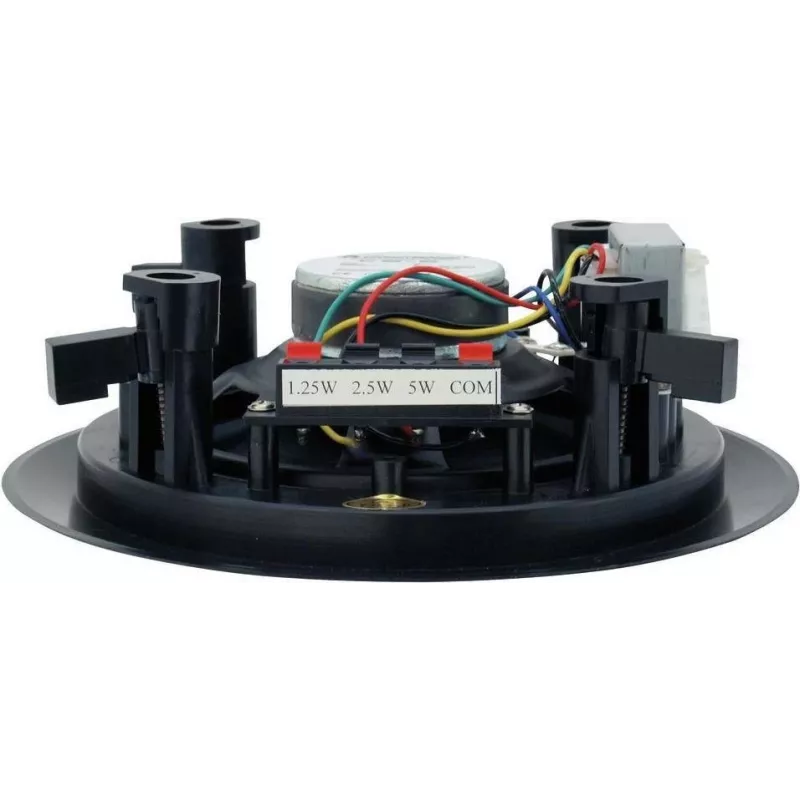 Omnitronic 80710211 altavoz PA de línea de 100V 5W negro banda ancha montaje en pared IP44