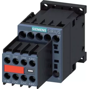 SIEMENS SIRIUS 3RT2 Contactor de potencia 5,5 kW 400 V 12 A 24 V DC 2NO+2NC bornes de tornillo 3RT20171BB443MA0