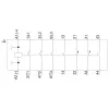 SIEMENS SIRIUS 3RT2 Contactor de potencia 5,5 kW 400 V 12 A 24 V DC 2NO+2NC bornes de tornillo 3RT20171BB443MA0