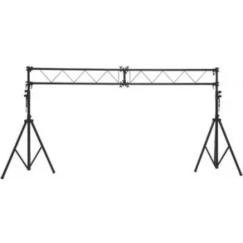 Eurolite Show Stand III sistema de truss con trípodes, 50 kg de carga, 300 cm de ancho, negro 59007030