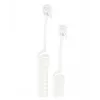 Shiverpeaks cable de conexión de auricular de teléfono, conector macho RJ10 4P4C a conector macho RJ10 4P4C, contactos dorados, 2 m, blanco (BS70132)