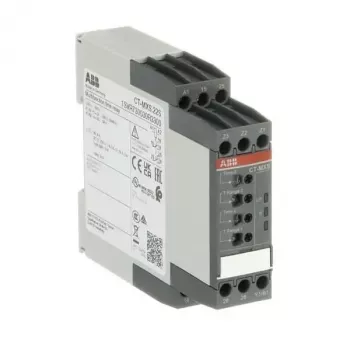 ABB CT-MXS relé temporizador multifunción, 24-48 V DC / 24-240 V AC, 2 conmutadores, 10 funciones, carril DIN 1SVR730030R3300