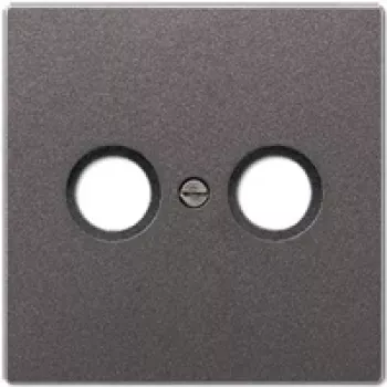 JUNG AL 2990 TV AN tapa para toma de antena 1 elemento, aluminio lacado, serie LS, antracita