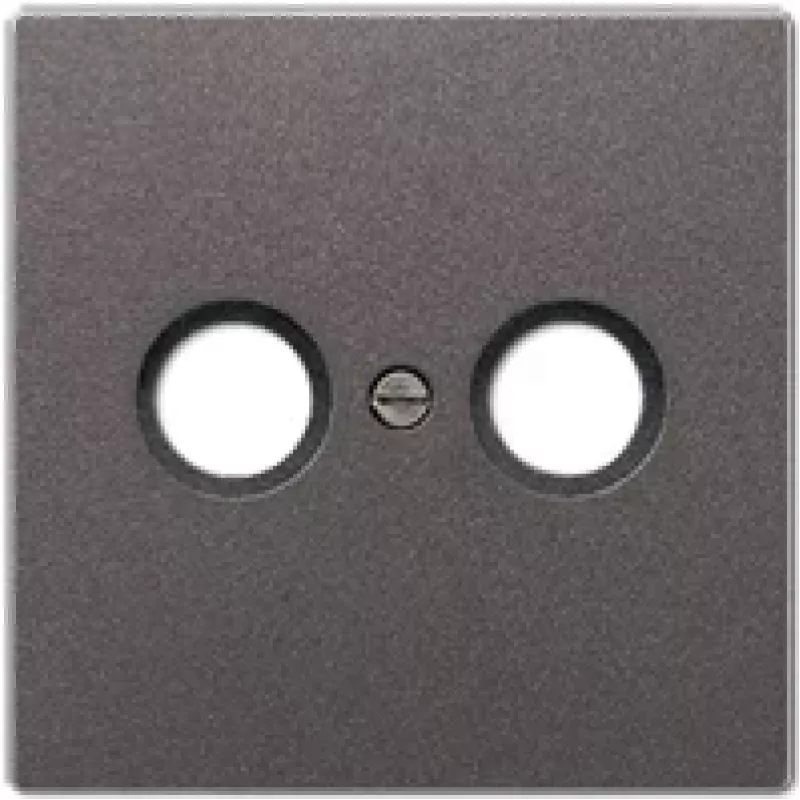 JUNG AL 2990 TV AN tapa para toma de antena 1 elemento, aluminio lacado, serie LS, antracita