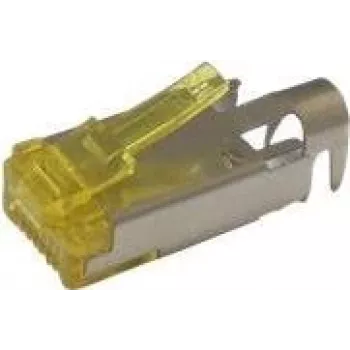 Hirose TM31P-TM-88P(01) conector RJ-45 STP CAT6a field terminable, amarillo transparente