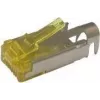 Hirose TM31P-TM-88P(01) conector RJ-45 STP CAT6a field terminable, amarillo transparente