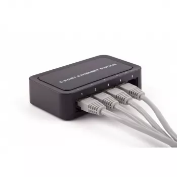 SHIVERPEAKS BS08-01110 switch de escritorio no gestionado Fast Ethernet de 5 puertos, 10/100 Mbps, negro