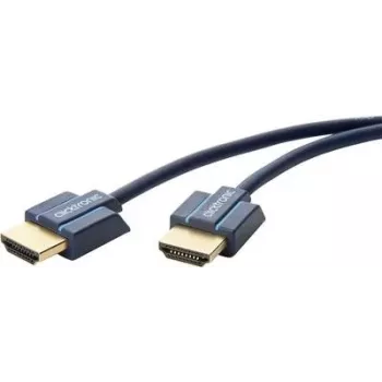 ClickTronic 70703 cable HDMI 1,5 m HDMI Type-A conector macho a macho azul 4K 60Hz 18Gbps