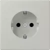 JUNG LC 1520 205 Toma SCHUKO 16 A 250 V, duroplast lacado, serie LS, gris claro 31 (32013)