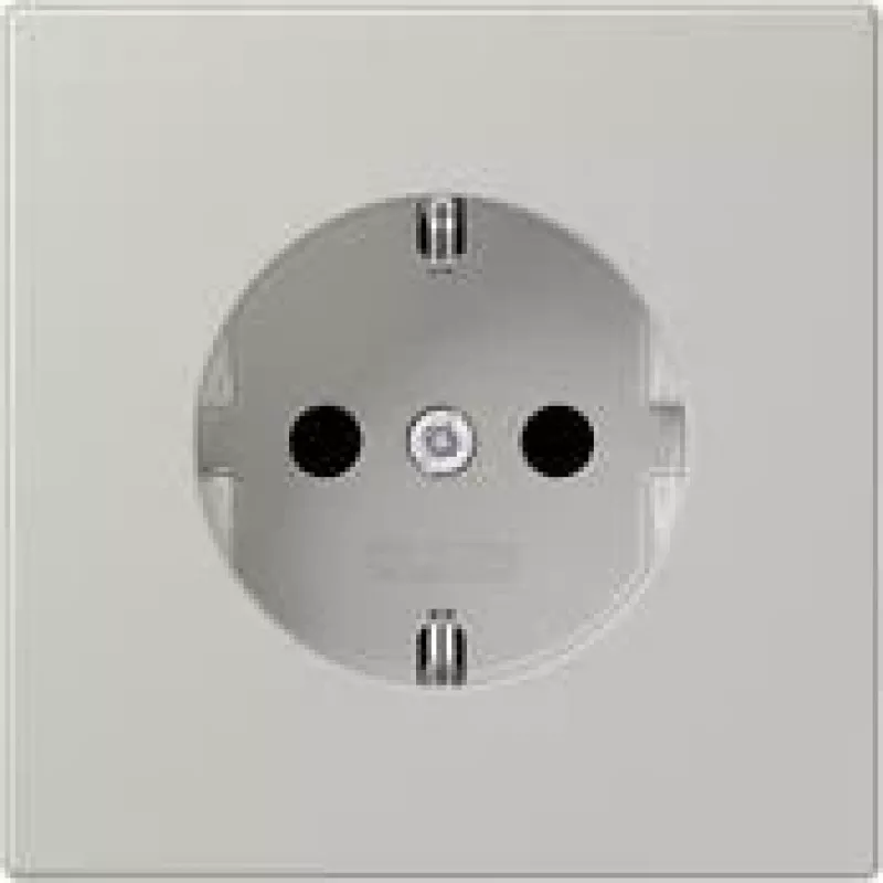 JUNG LC 1520 205 Toma SCHUKO 16 A 250 V, duroplast lacado, serie LS, gris claro 31 (32013)