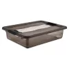 keeeper Caja de almacenamiento Cornelia, 7 litros, gris cristal transparente, con tapa y cierre deslizante 1094482700000