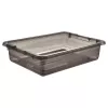 keeeper Caja de almacenamiento Cornelia, 7 litros, gris cristal transparente, con tapa y cierre deslizante 1094482700000