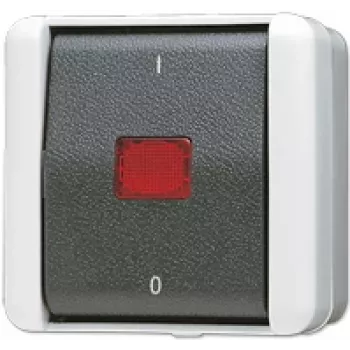 Jung 803KOW Interruptor de 3 polos negro
