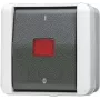 Jung 803KOW Interruptor de 3 polos negro