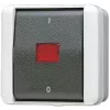 Jung 803KOW Interruptor de 3 polos negro