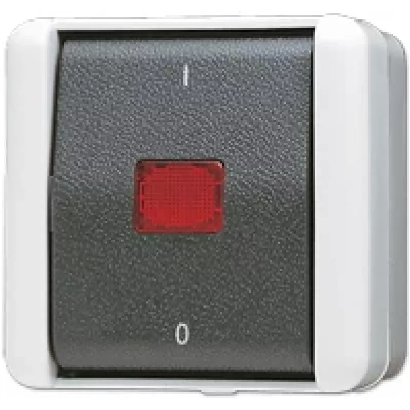 Jung 803KOW Interruptor de 3 polos negro