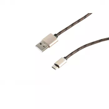 SHIVERPEAKS S-Conn 14-50082 Cable USB 2.0, USB-A a Micro-USB B, 2 m, marrón