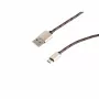 SHIVERPEAKS S-Conn 14-50082 Cable USB 2.0, USB-A a Micro-USB B, 2 m, marrón