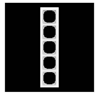 Busch-Jaeger Marco embellecedor future linear, 5 elementos, blanco estudio 2CKA001754A4869