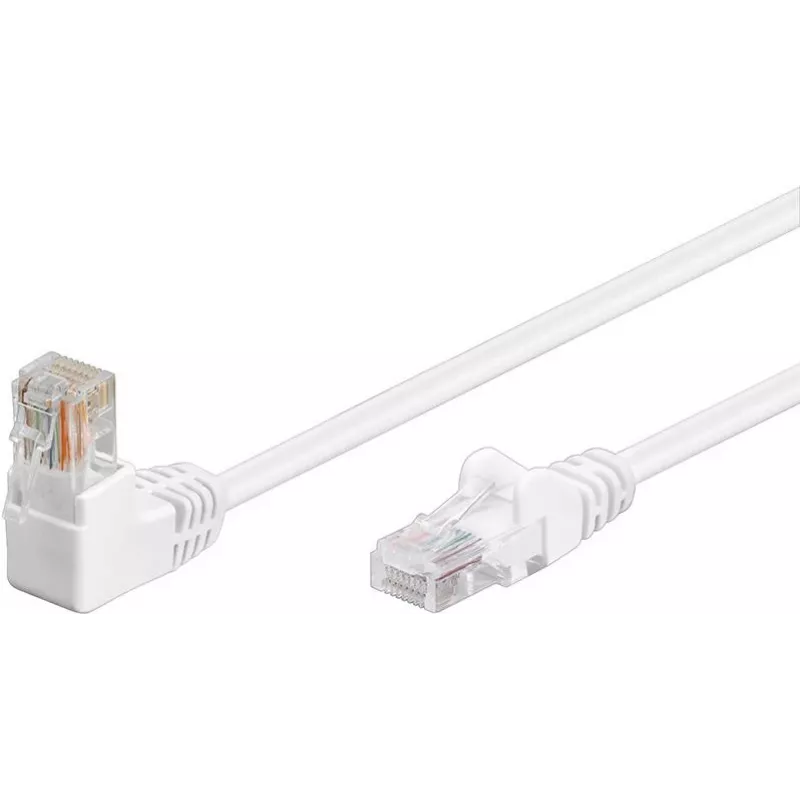 Wentronic 94165 Cable de red Cat5e U/UTP RJ-45 con conectores dorados