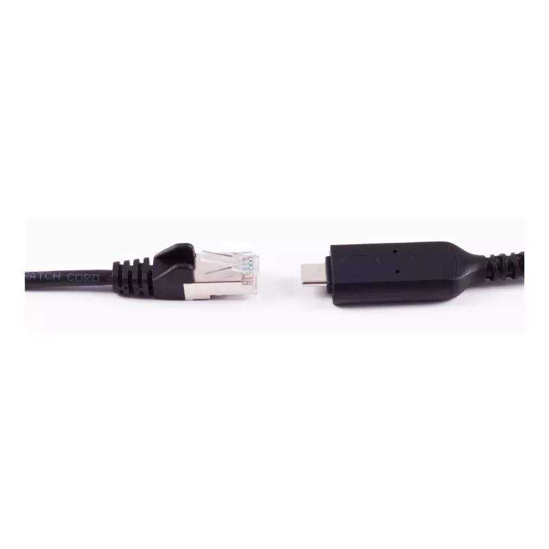 SHIVERPEAKS Cable adaptador USB-C a RJ45 Gigabit Ethernet 1m negro BS13-51025
