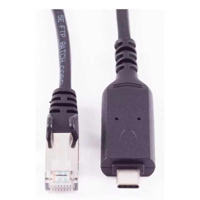 SHIVERPEAKS Cable adaptador USB-C a RJ45 Gigabit Ethernet 1m negro BS13-51025