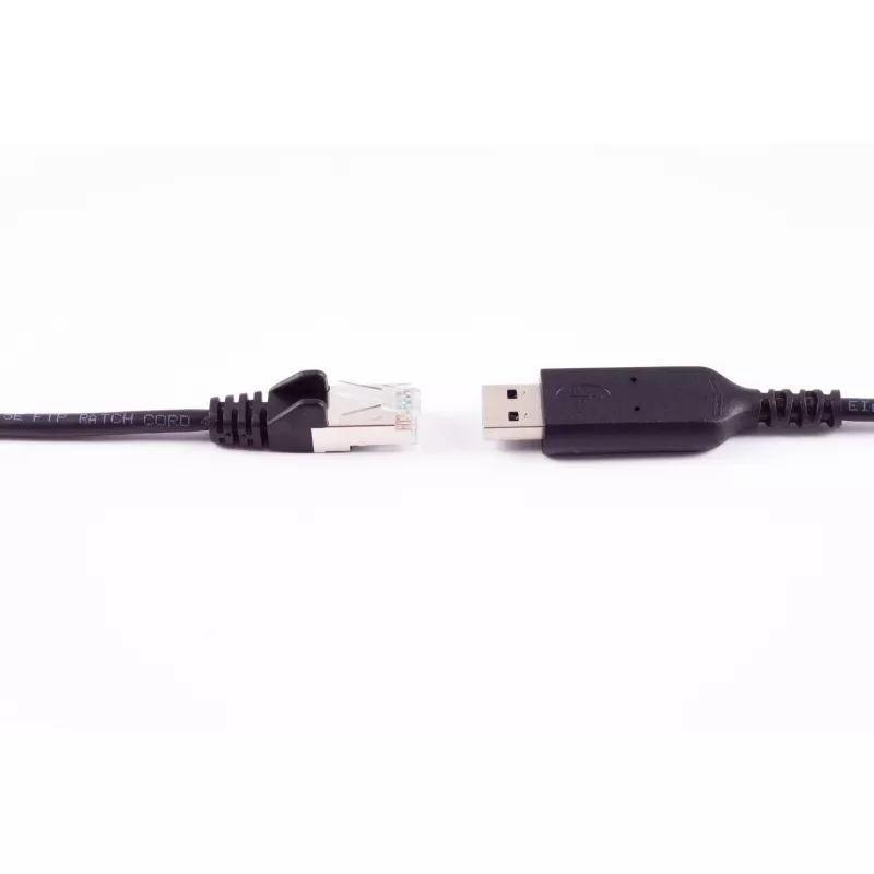 SHIVERPEAKS Cable adaptador USB-A a RJ45 Gigabit Ethernet, 1m, negro BS13-52025