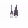 SHIVERPEAKS Cable adaptador USB-A a RJ45 Gigabit Ethernet, 1m, negro BS13-52025
