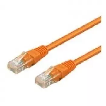 Wentronic Goobay Cable de red CAT 5e U/UTP naranja 0,25m CCA 95201