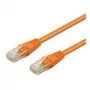 Wentronic Goobay Cable de red CAT 5e U/UTP naranja 0,25m CCA 95201