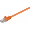 Wentronic Goobay Cable de red CAT 5e U/UTP naranja 0,25m CCA 95201