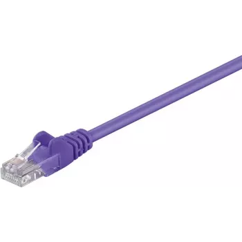 Wentronic Cable de red Cat5e UTP RJ-45 1m, violeta 95219-GB