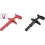 VOLTCRAFT pinza de cocodrilo con conector de 4 mm CAT III 1000 V, CAT IV 600 V negro/rojo MSK-116 (VC-8371750)